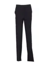Gucci Regular Fit Trousers With Side And Back Pockets In Black