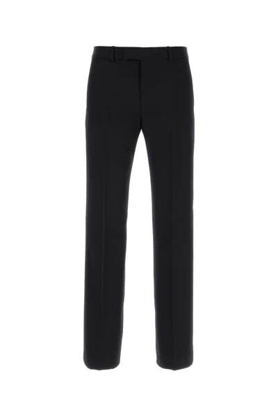 Gucci Twill Pants Black In Animal Print