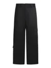 Gucci Cargo Pants In Cotton Drill With Patch In Black