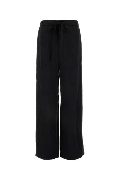 Gucci Interlocking-g Cotton Track Trousers In Black