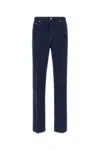 Gucci Mens Dark Blue Brand-embossed Mid-rise Straight-leg Jeans In Blue