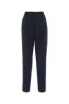 Gucci Chic Black Viscose Blend Pants For Women In Blue