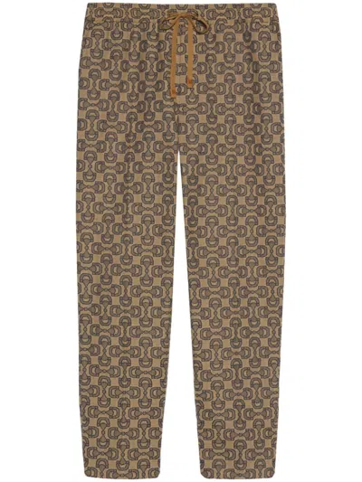 Gucci Trousers In Brown