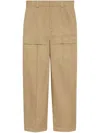 Gucci Brown Cargo Pocket Trousers In Brown