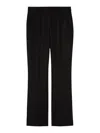 Gucci High Waist Straight Leg Trousers With Pockets In Grey