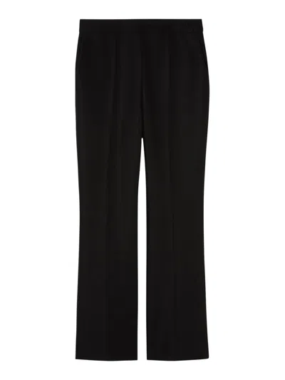 Gucci High Waist Straight Leg Trousers With Pockets In Black