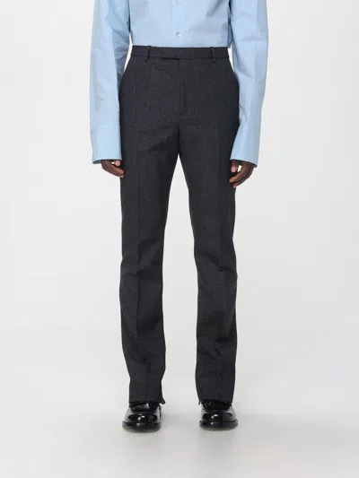 Gucci Pants Men Grey In Black