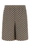 Gucci Web Shorts In Printed