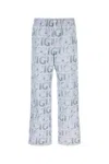 Gucci Polyester Pant With All-over Print And Elastic Waistband In Printed