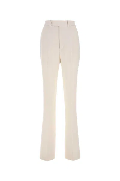 Gucci Wool Crepe Pant In White