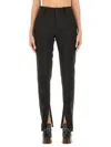 Gucci Regular Black Mohair Trousers In Black