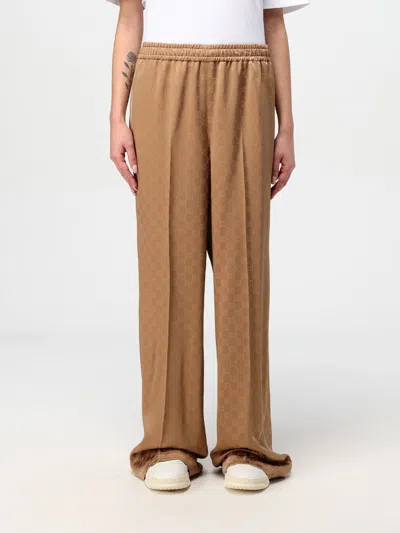 GUCCI GUCCI PANTS WOMAN BEIGE