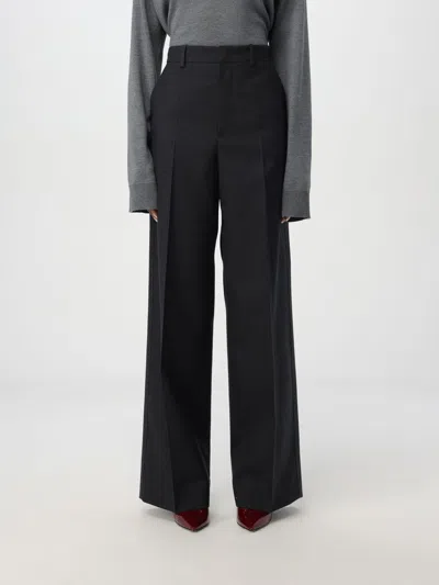 Gucci Pants Woman Grey Woman In Gray