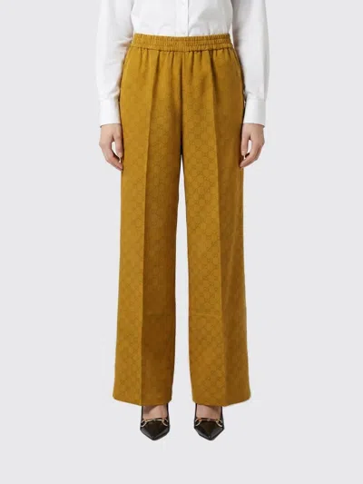 Gucci Pants Woman  In Yellow