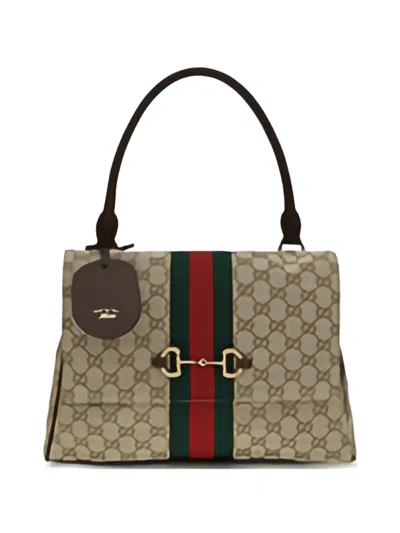 Gucci Paparazzo Web Medium Tote Bag In Multi