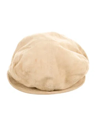 Pre-owned Gucci Paperboy Hat Size M In Brown