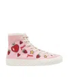 Gucci Patch-detailed Lace-up Sneakers In White