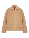 Gucci Long-sleeved Jacket In Brown