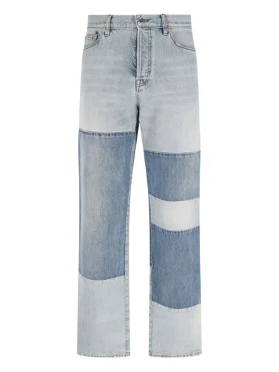 Gucci Patchwork Jeans In Blue