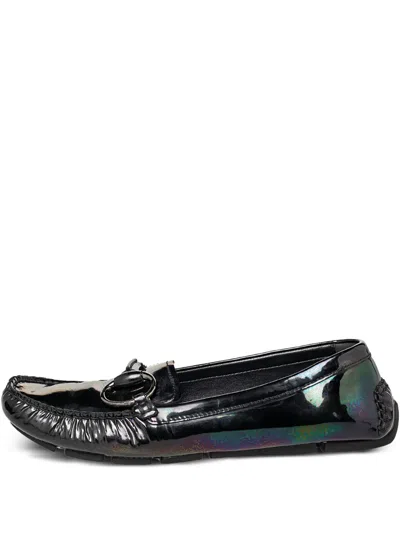 Pre-owned Gucci Patent-finish Loafers