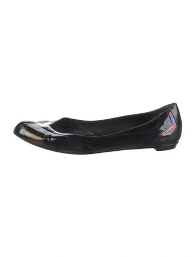 Pre-owned Gucci Patent Leather Ballet Flats In Multi