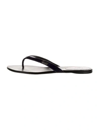 Pre-owned Gucci Patent Leather Flip Flops In Multi