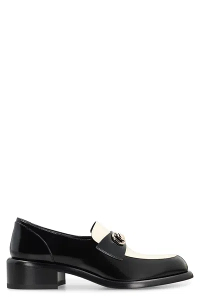 Gucci Patent Leather Moccasins In Black