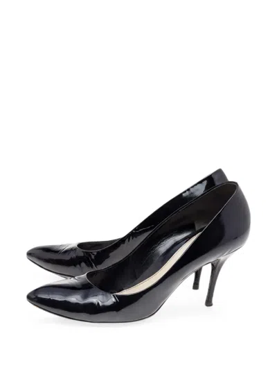 Pre-owned Gucci Leather Pumps In Black
