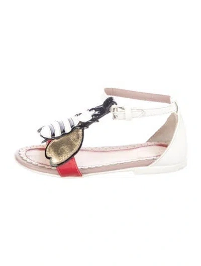 Pre-owned Gucci Babies' Patent Leather Strappy Sandals In Multi