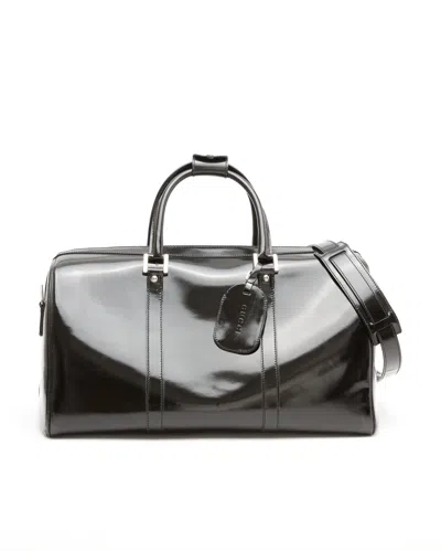 Gucci Patent Weekend Bag In White
