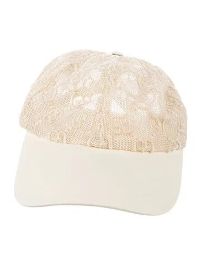 Pre-owned Gucci Pattern Baseball Cap In Neutral