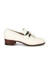 Gucci Pattern Loafer Shoes In White