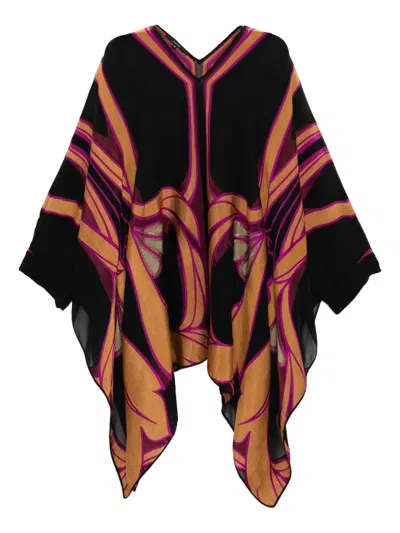 Pre-owned Gucci Pattern Poncho