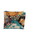 Gucci Pattern Silk Scarf In Multicolor