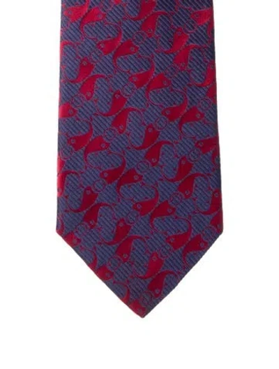 Pre-owned Gucci Pattern Tie In Multi