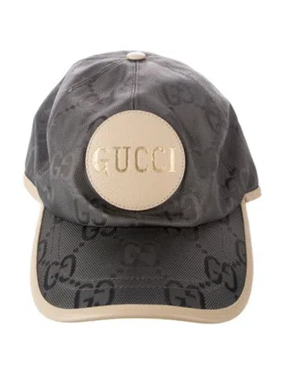 Pre-owned Gucci Patterned Baseball Cap In Grey