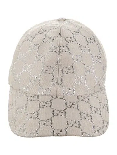 Pre-owned Gucci Patterned Baseball Cap In Neutral