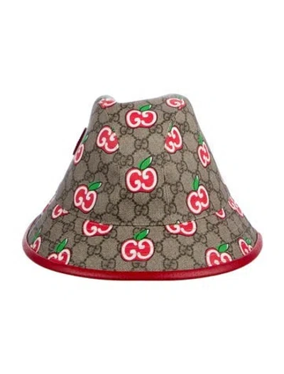 Pre-owned Gucci Patterned Bucket Hat In Neutral