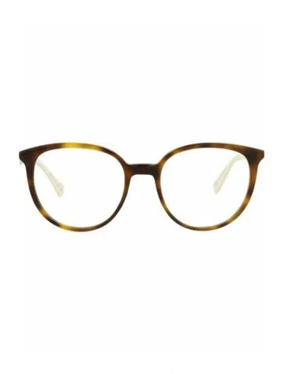 Pre-owned Gucci Patterned Eyeglasses W/ Tags In Brown