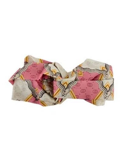 Pre-owned Gucci Patterned Headband In Multi