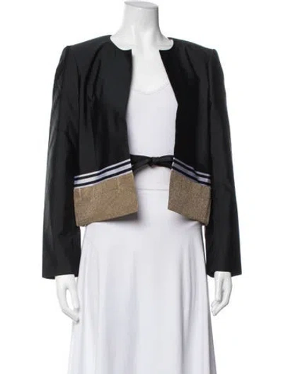 Pre-owned Gucci Patterned Jacket In Black