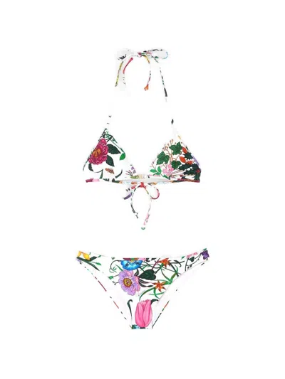 Gucci Patterned Polyamide Elastane Sea Clothing In Multi
