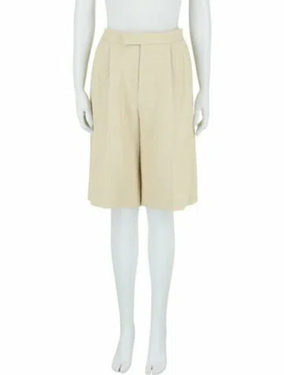Pre-owned Gucci Patterned Shorts W/ Tags In White
