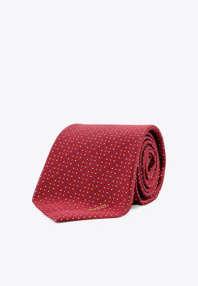 Gucci Patterned Silk Tie