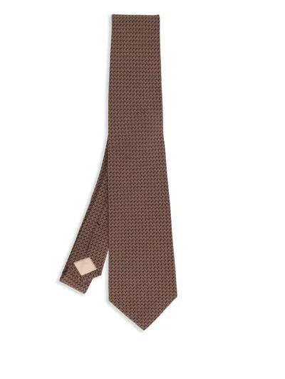 Pre-owned Gucci Patterned Silk Tie