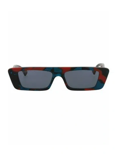 Pre-owned Gucci Patterned Sunglasses W/ Tags In Brown