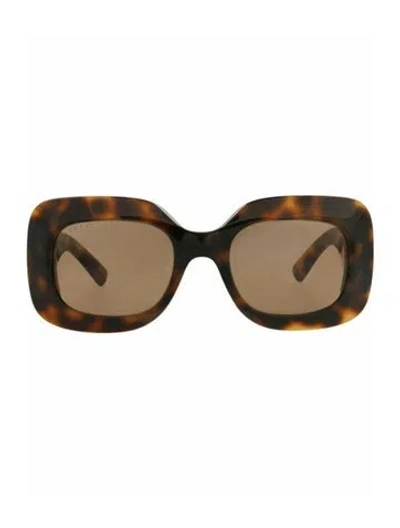 Pre-owned Gucci Patterned Sunglasses W/ Tags In Brown