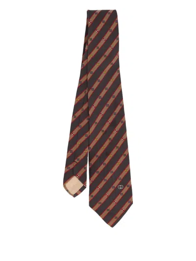Pre-owned Gucci Patterned Tie