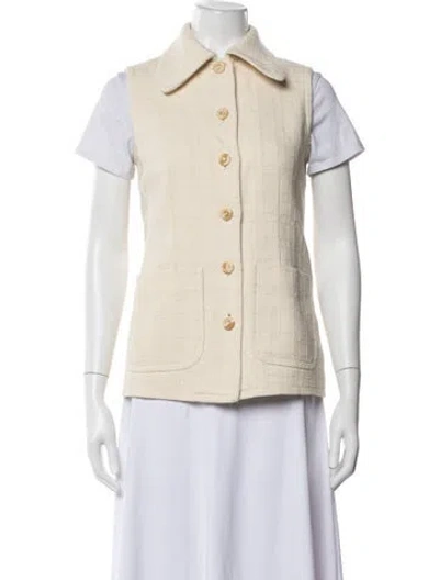 Pre-owned Gucci Patterned Vest In Neutrals