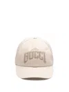 Gucci `pecchi` Baseball Hat In Beige